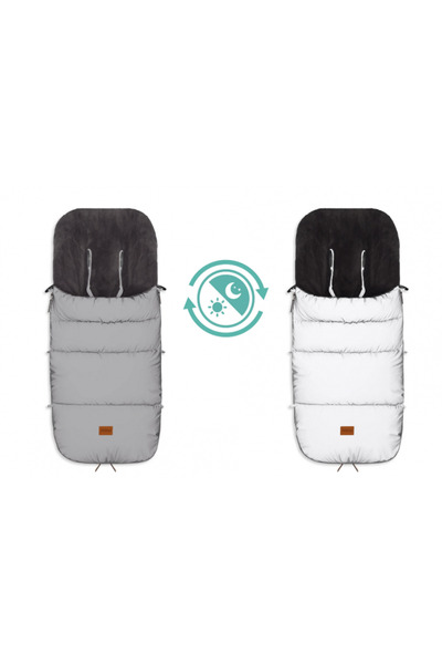 Fillikid Husă de iarnă pentru cărucior, reflectorizantă, Kinley, argintie