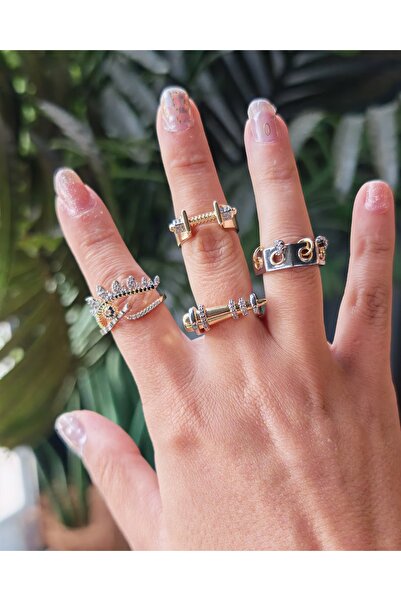 mibrillo Brand Equivalent New Season Ring with Zircon Stone Vip Series