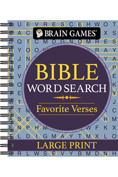 Pubn Intl Brain Games - Bible Word Search: Favorite Verses - Large Print