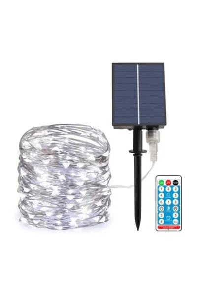 BZRSH Ghirlandă luminoasă solară din cupru 30 m, 300 LED-uri, 8 efecte, panou...