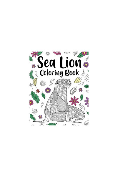 Blurb Inc Carte de colorat cu lei de mare: Meșteșuguri și hobby-uri cu mandal...