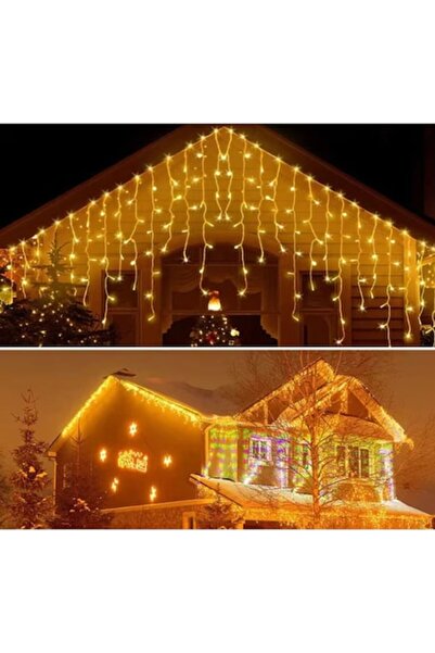 BZRSH Christmas Turturi Installation, BZRSH, 15 m, 320 Led, transparent wire, Interconnectable,