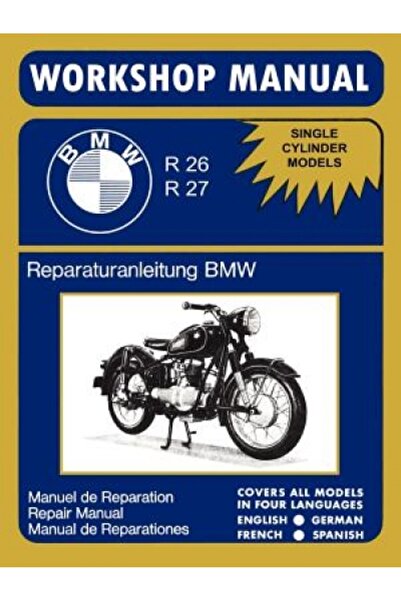 Routledge Chapman Hall Manual de atelier pentru motociclete BMW R26 R27 (1956...
