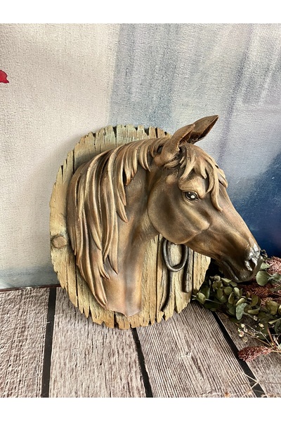Bypinaryuksel Dekoratif Duvar At Kafası ,At Biblo
