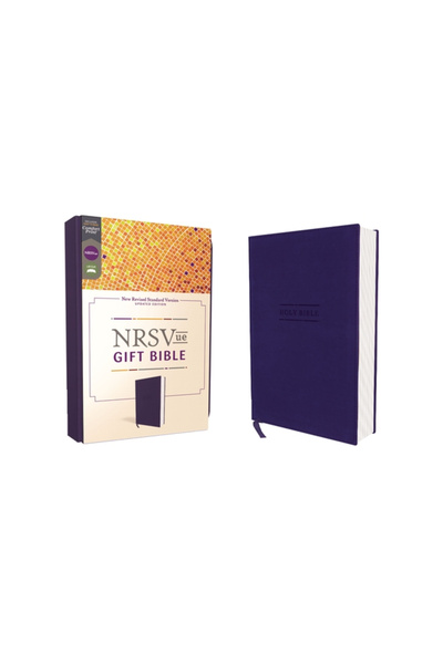 Zondervan Nrsvue, Gift Bible, Leathersoft, Blue, Comfort Print