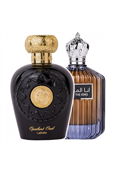 lattafa Pachet 2 parfumuri, Opulent Oud 100 ml si I Am The King 100 ml