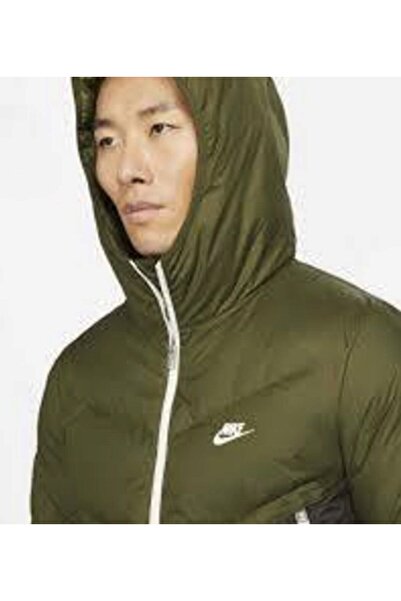 Nike -kapusonlu-yesil-kalin-sisme-erkek-mont Dv5121-326