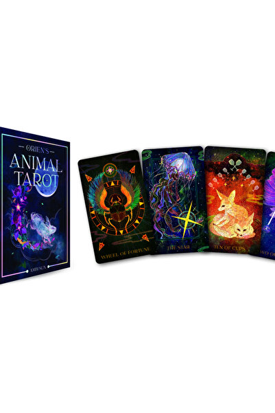 Rockpool Pub Orien's Animal Tarot: 78 Card Deck and 144 Page Book