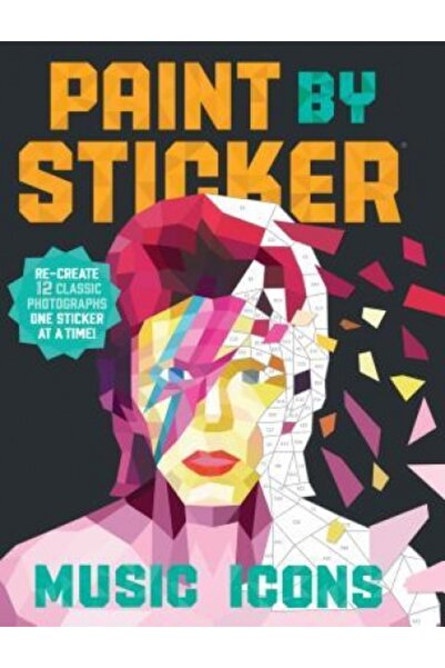 Harper Collins Pictură cu autocolant: Icoane muzicale: Recreează 12 fotografi...