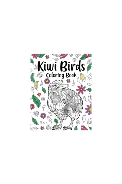 Blurb Inc Kiwi Birds Coloring Book: Adult Crafts & Hobbies Books, Floral Mand...