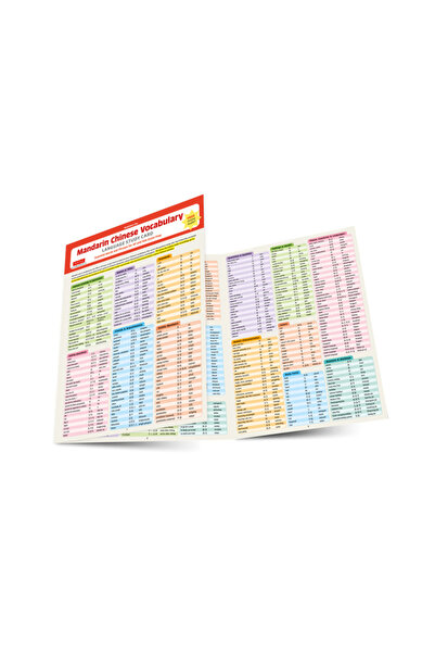 Tuttle Pub Mandarin Chinese Vocabulary Language Study Card: Over 700 Key Mand...