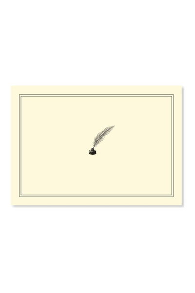 Peter Pauper Cartonașe cu pană și cerneală