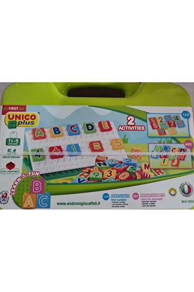 Unico Learn ABC 54 Pieces Construction Game