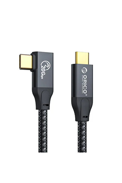 Orico Cablu USB CSL32-10-BK 100W USB-C 3.2 90- USB-C 3.2 90 1m negru