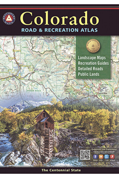 Benchmark Maps Hartă - Atlasul drumurilor și recreerii din Colorado: Ediția a...
