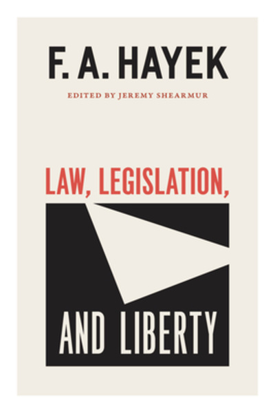 Univ Of Chicago Pr Law, Legislation, and Liberty, Volume 19, Volume 19