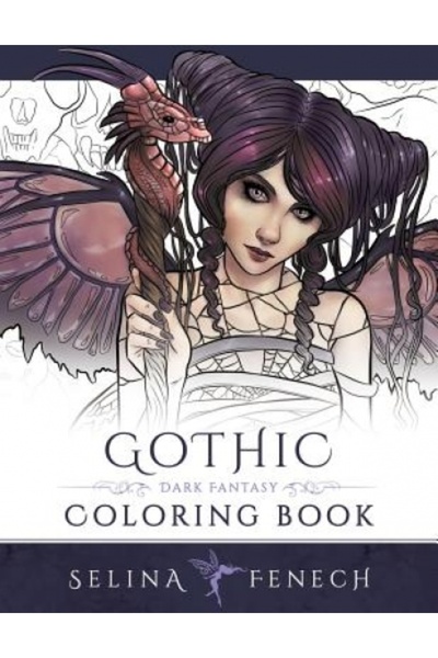 Houghton Mifflin Gothic - Dark Fantasy Coloring Book