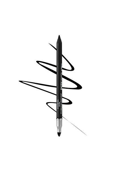 FACESCANADA Creion ochi cu pensula Ultime Pro Intense Gel Black Eye Pencil, n...