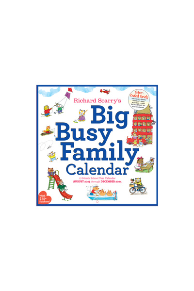 Workman Pr Richard Scarry Big Busy Family 2024 Wall Calendar
