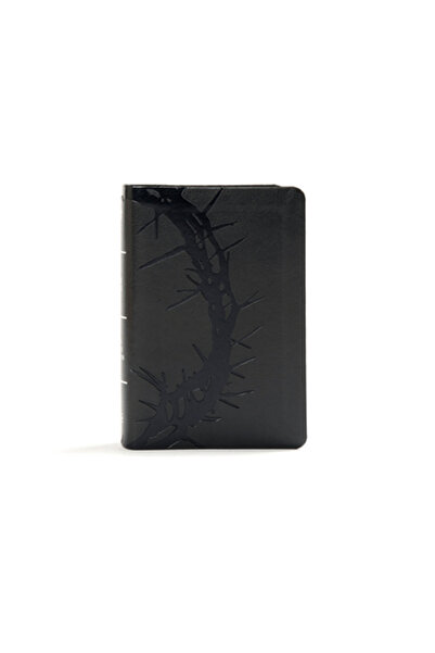 Holman A J KJV Large Print Compact Reference Bible, Charcoal Leathertouch