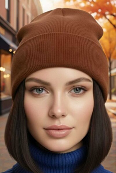 Mood Agenda قبعة نسائية ناعمة من الصوف الفاخر