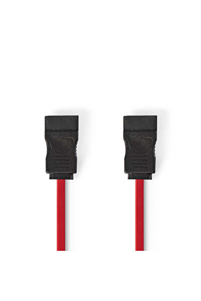 OEM SATA 3Gb/s Data Cable 7-pin Female-Female 0.5 m Red Nedis