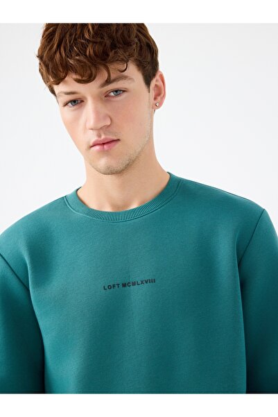 Loft Erkek Sweat Lf2034268 DARK PETROL