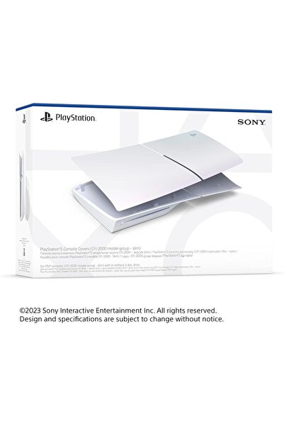 Playstation PS5 Console Faceplate Cover Set D - Pearlescent White (Chroma Pearl) (Saudi Edition)