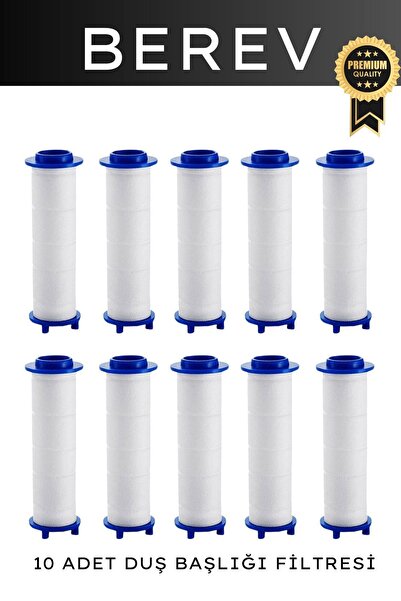 Berev 10 Adet Duş Başlığı Filtresi Kireç Önleyici Filtre