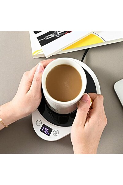 Aksin Coffee Mug Warmer, Thermal Cup Warmer with 3 Temperature Settings and Auto Shutoff