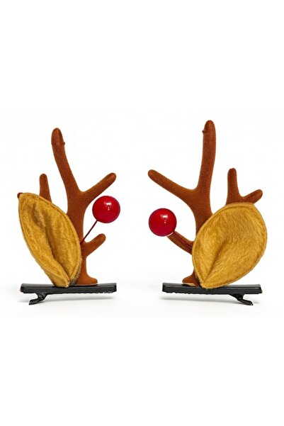 OEM Set 2 cleme cu coarne și urechi de ren, design de Crăciun