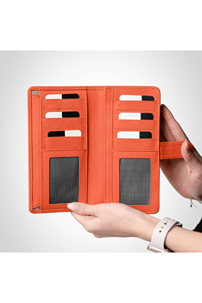 Store El Portföyü Cüzdan – Telefon Bölmeli, İsim Yazılı, Kişiye Özel, Hakiki Deri