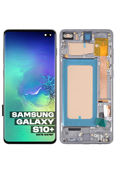 Other Ecran LCD + Ecran tactil Samsung Galaxy S10 PLUS G975 G975F Incell Silver Frame S10+
