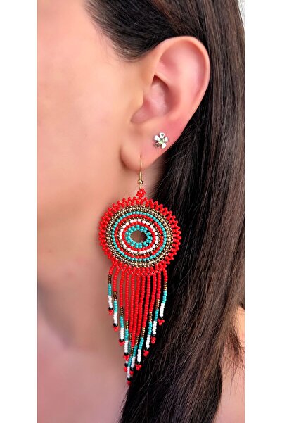 Store أقراط ديفا تشارم النسائية المصنوعة يدويًا