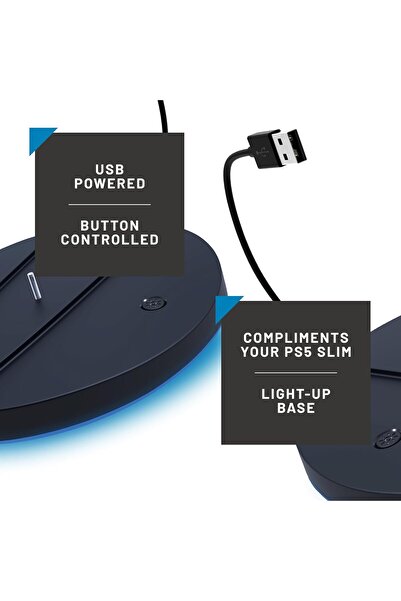4Gamers Vertical Stand - Compatible with PS5 Slim (Disc & Digital)