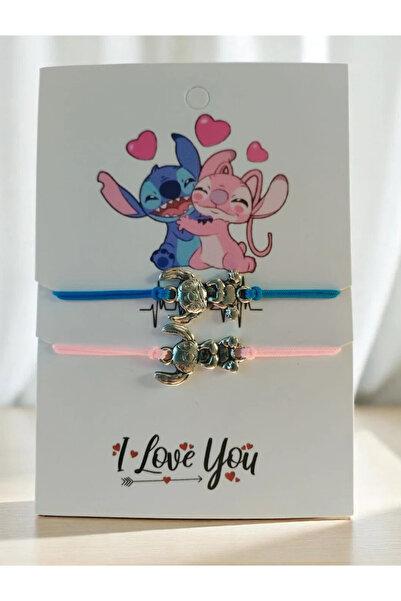 miagift 2'li Disney Lilo Ve Stitch Sevgili Bileklik Arkadaşlık Bileklik Best ...