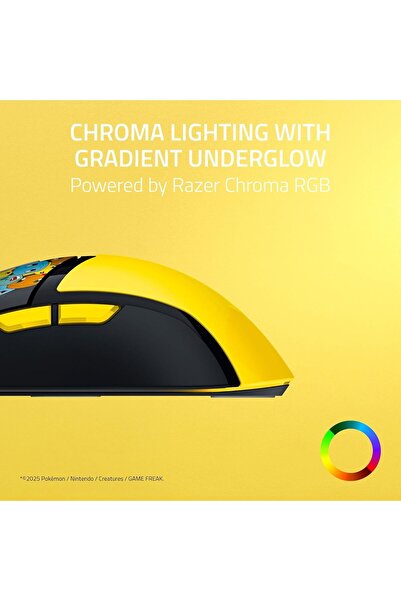 RAZER Cobra Wired Gaming Mouse, Chroma RGB, 58g, 8500 DPI, 6 Buttons — Pokémon