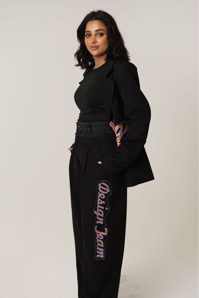 NBD Brown balloon hooded cardigan