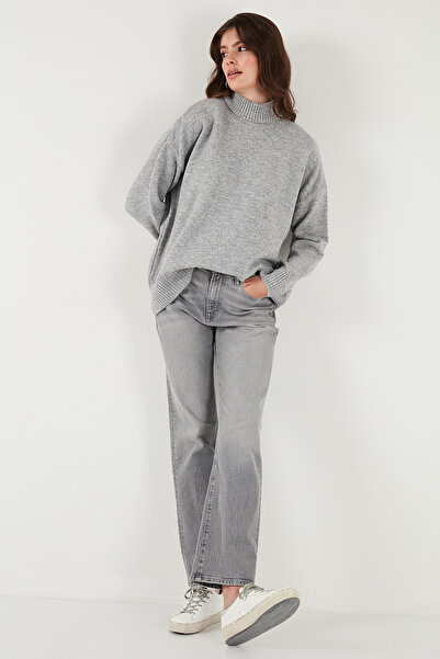 Lela Oversize Fit Turtleneck Soft Textured 2-Pack Knitwear Sweater Sweater 680Kz00469S2