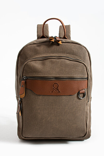 H&D COLLECTİON Premium Canvas Fabric Backpack Business Bag 1St Class Quality Fabric Bag