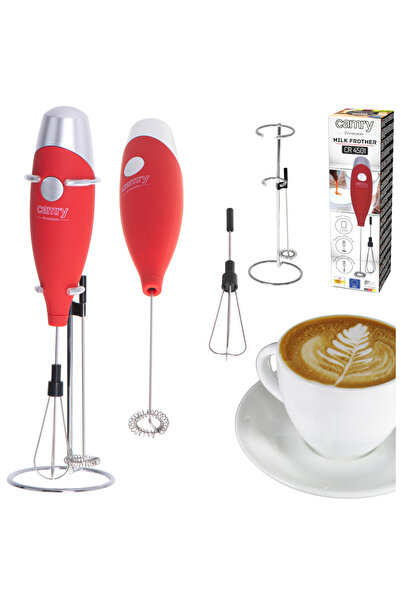 Other CR 4501 red Milk frother with stirrer and stand