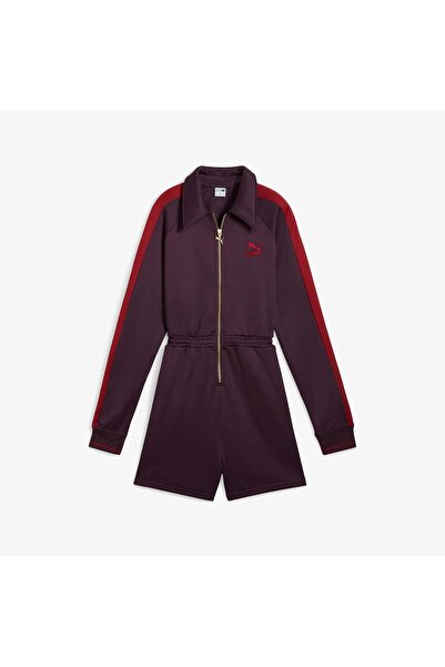 Puma T7 Romper Kadın Mor Tulum