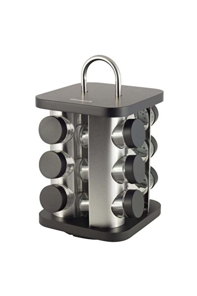 Ofenbach Set suport rotativ pentru condimente Ofenbach, 12 recipiente, oțel i...