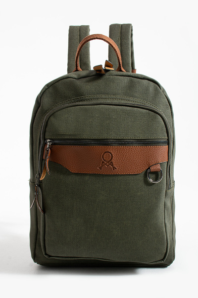 H&D COLLECTİON Premium Canvas Fabric Backpack Business Bag 1St Class Quality Fabric Bag