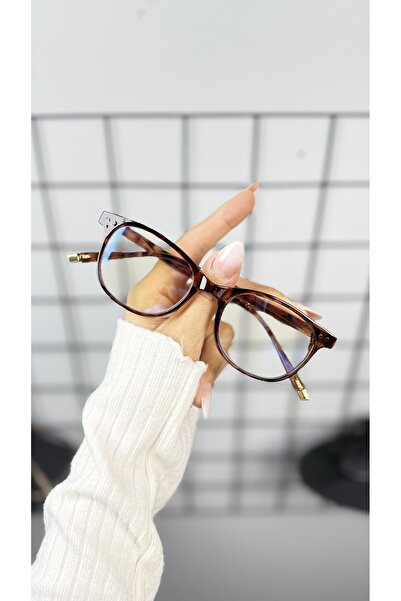 LOOKUP NEW Square Rectangle 50 Ekartman Bone Transparent Women Men Unisex Blue Light Protection Screen Glasses Eyewear