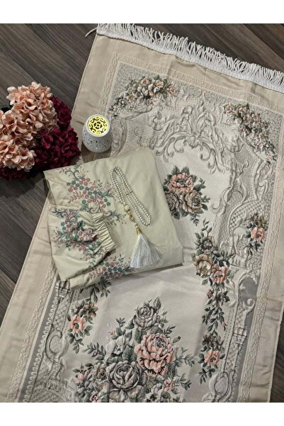 Gerenic Women's Prayer Rug and Prayer Dress Set