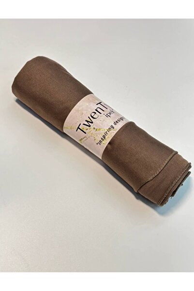 LA SEFA Şal simplu din bumbac pieptănat (calitate superioară)