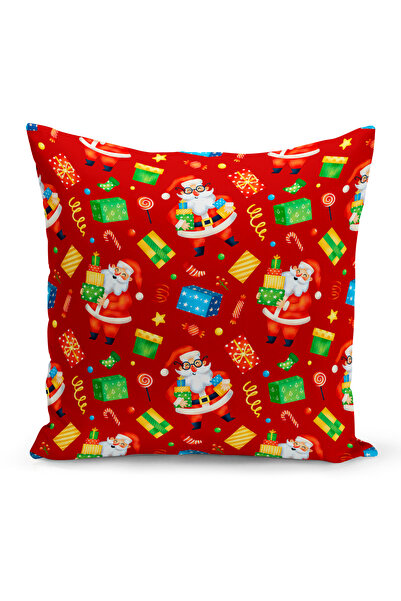 Bertille Home Πρωτοχρονιάτικη Σειρά Διπλής Όψης Ψηφιακή Εκτύπωση Μαξιλαροθήκη...