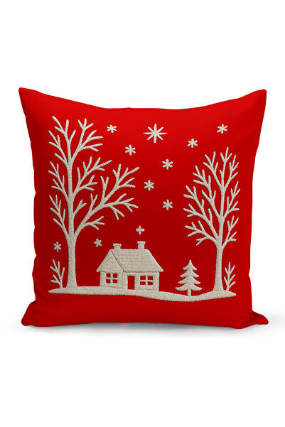 Bertille Home Новогодишна серия Двустранна калъфка за възглавница с цифров пе...