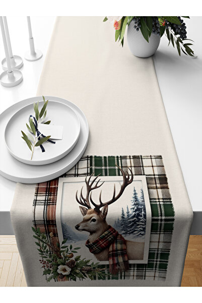 Bertille Home Seria de Anul Nou 140x40 cm Runner imprimat digital (Crăciun)